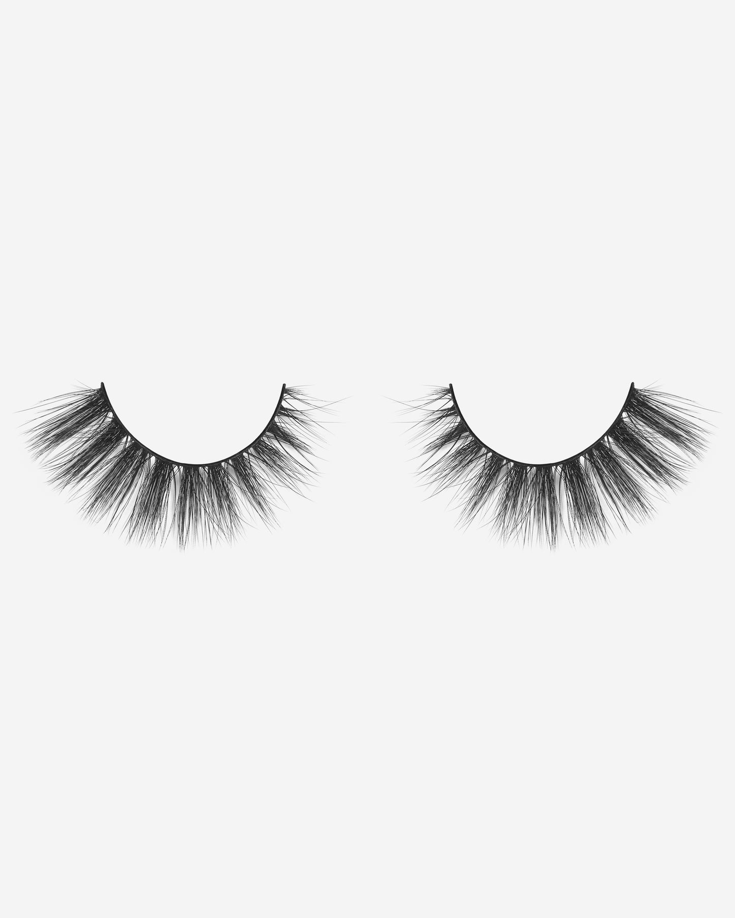 Lilly Lashes | 3D Faux Mink | Doha False Lash | Side by Side View