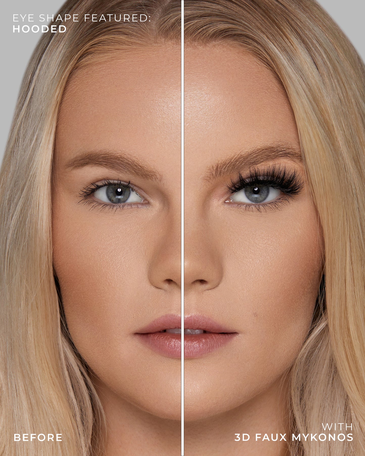 Lilly Lashes | 3D Faux Mink | Mykonos False Lash | Hooded Eye Crop