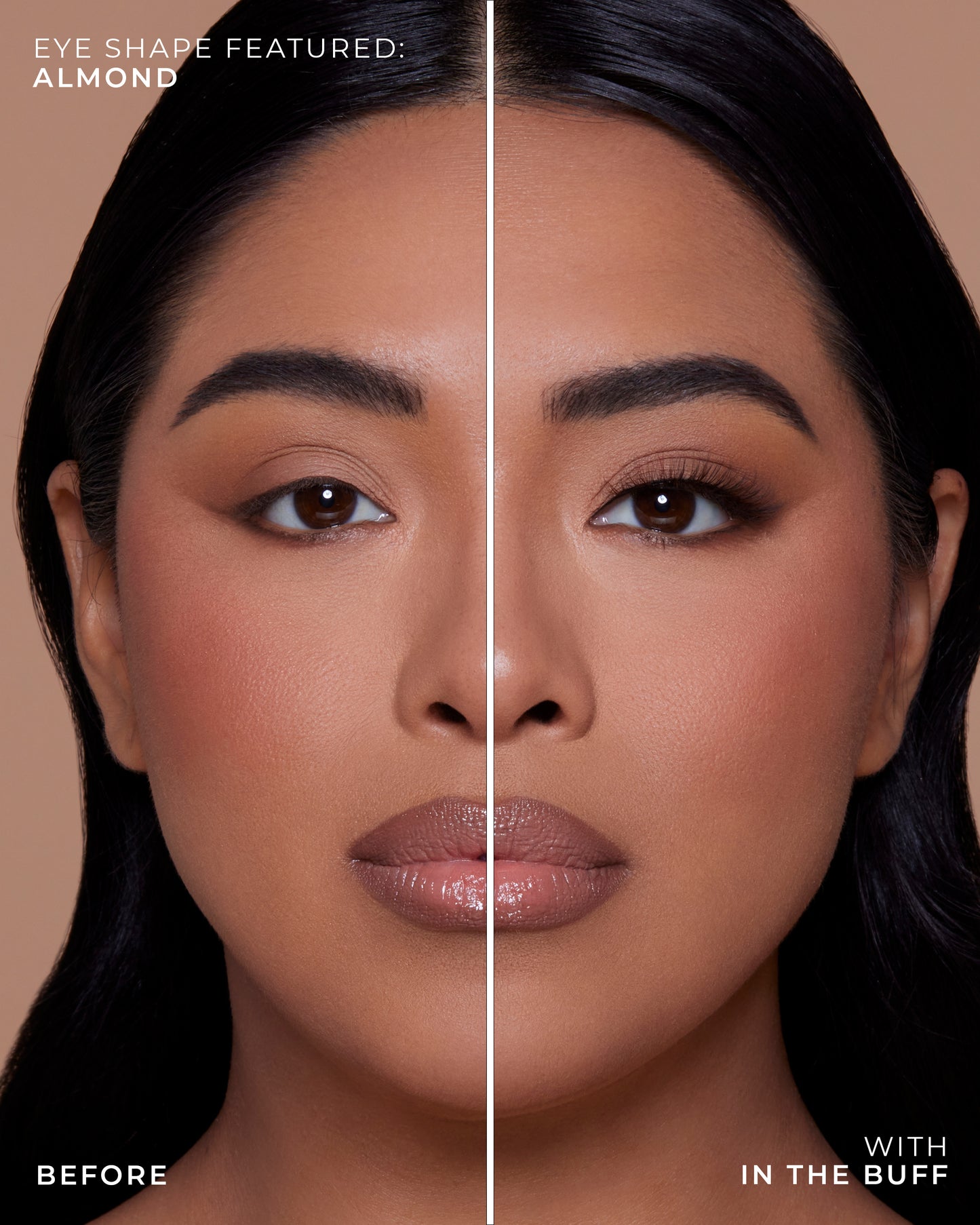 Lilly Lashes | Brown Blended | In The Buff | Almond Eye Crop