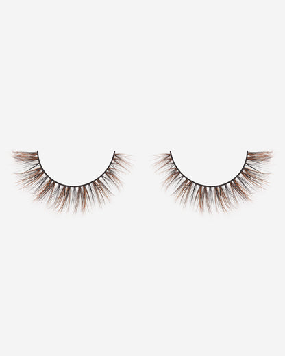 Lilly Lashes | Brown Blended | In The Buff | Side by Side
