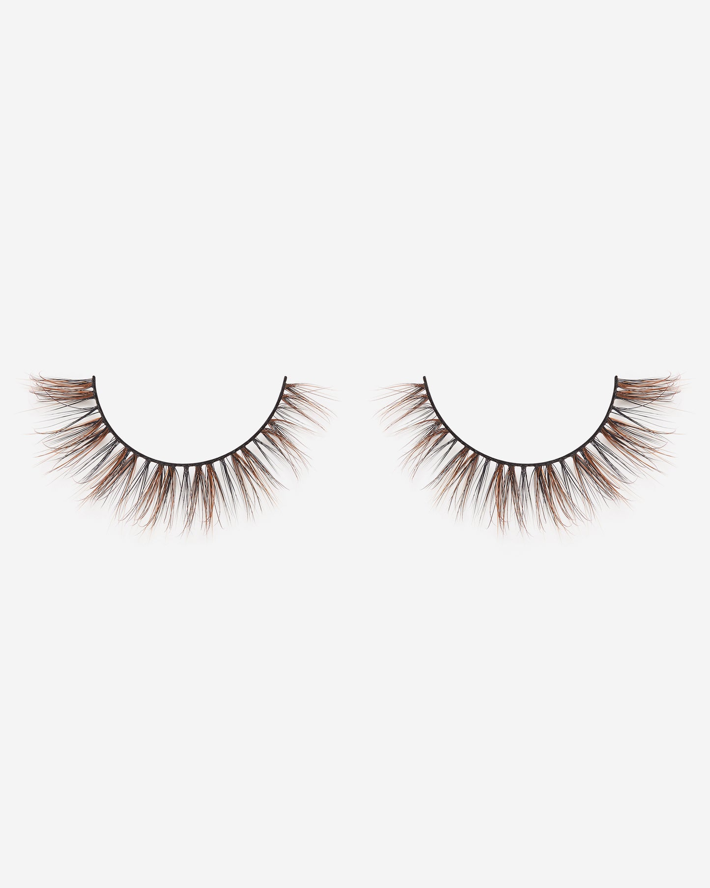 Lilly Lashes | Brown Blended | In The Buff | Side by Side
