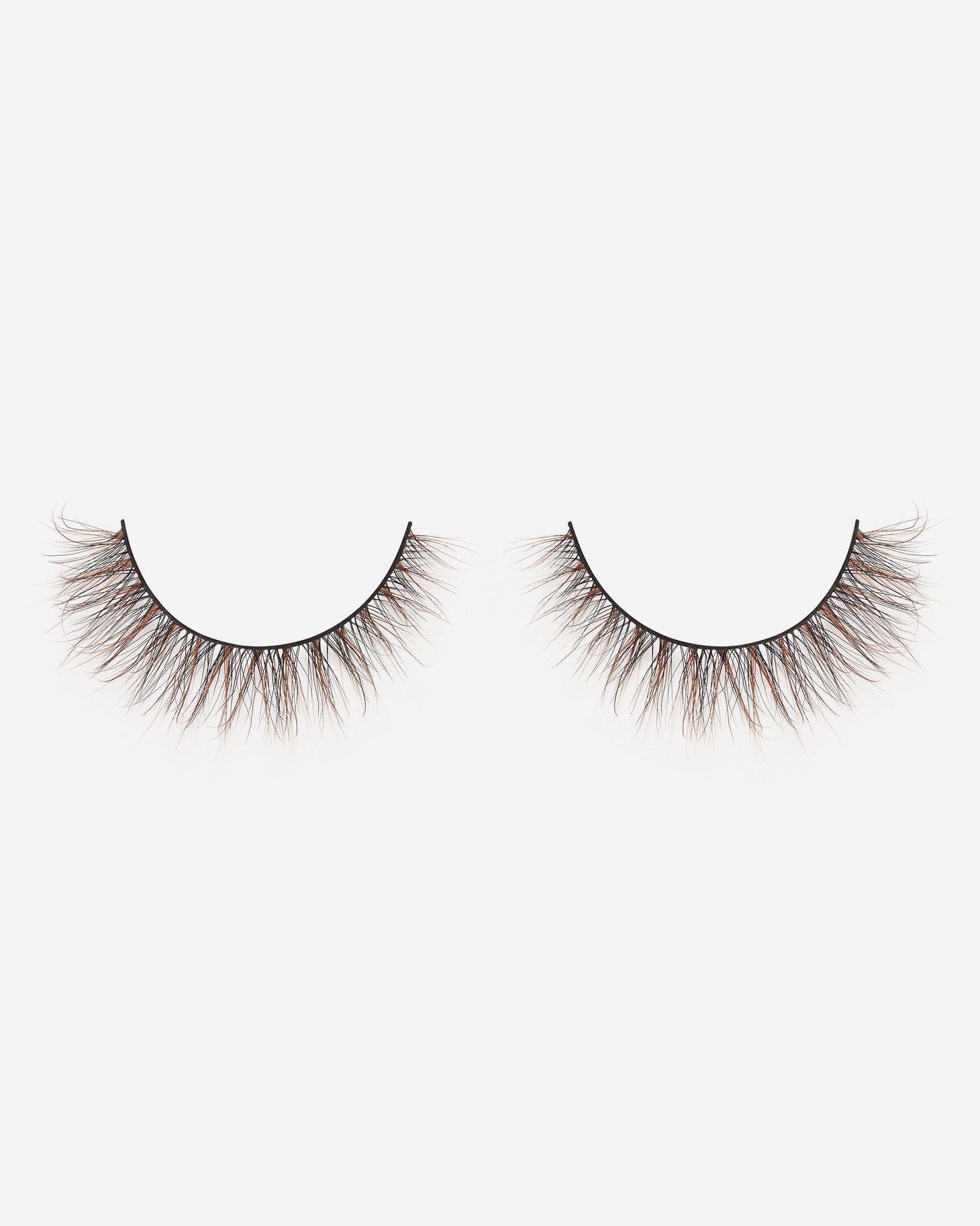 Lilly Lashes | Brown Blended | Naked | Side by Side