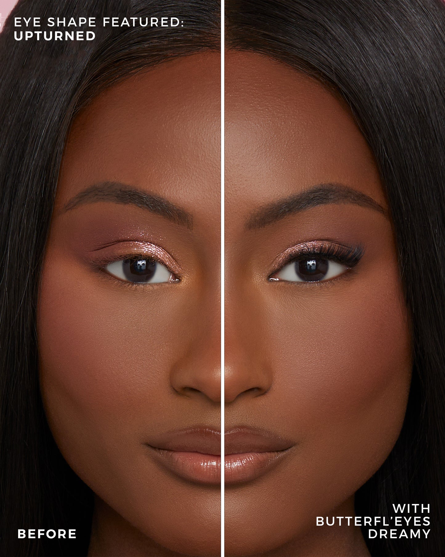 Lilly Lashes | Faux Mink Half Lashes | Dreamy Half Lash | Upturned Eye Crop