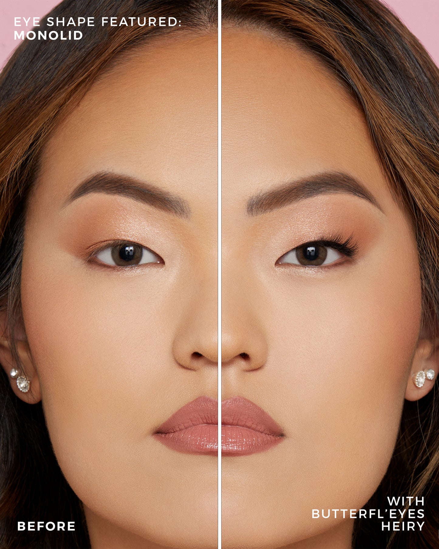 Lilly Lashes | Faux Mink Half Lashes | Heiry Half Lash | Monolid Eye Crop