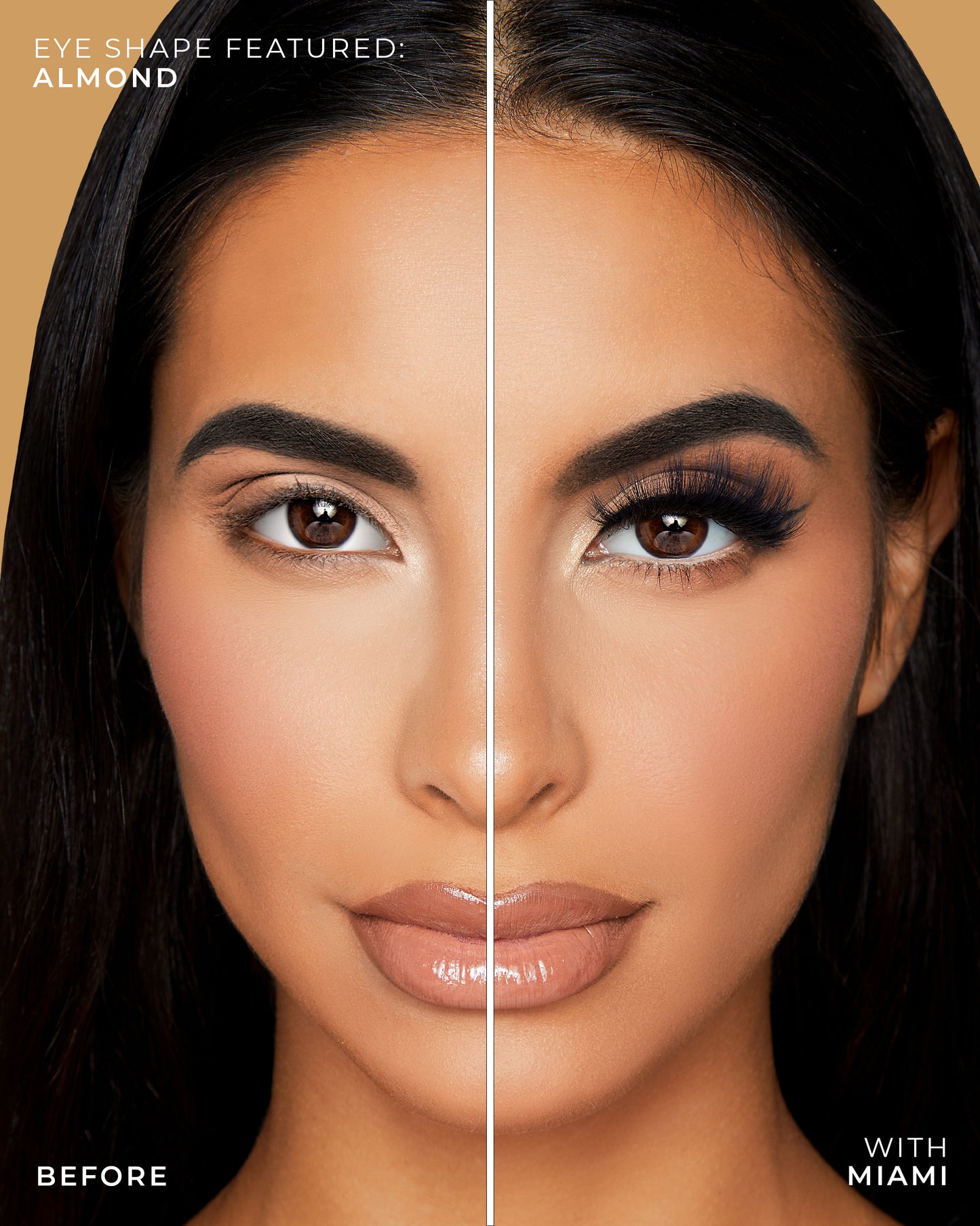 Lilly Lashes | Click Magnetic | Miami | Almond Eye Crop