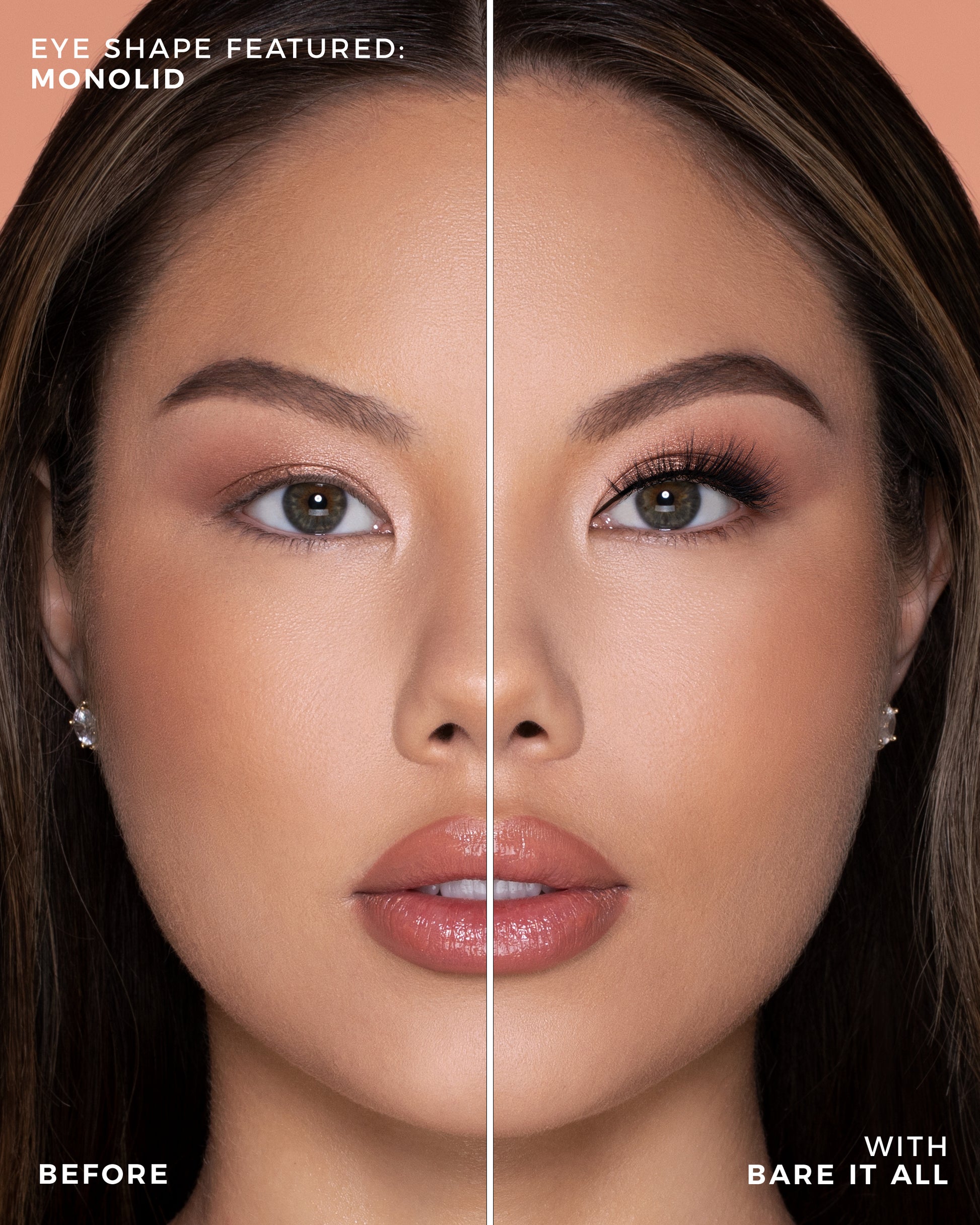 Lilly Lashes | Everyday | Bare It All | Monolid Eye Crop