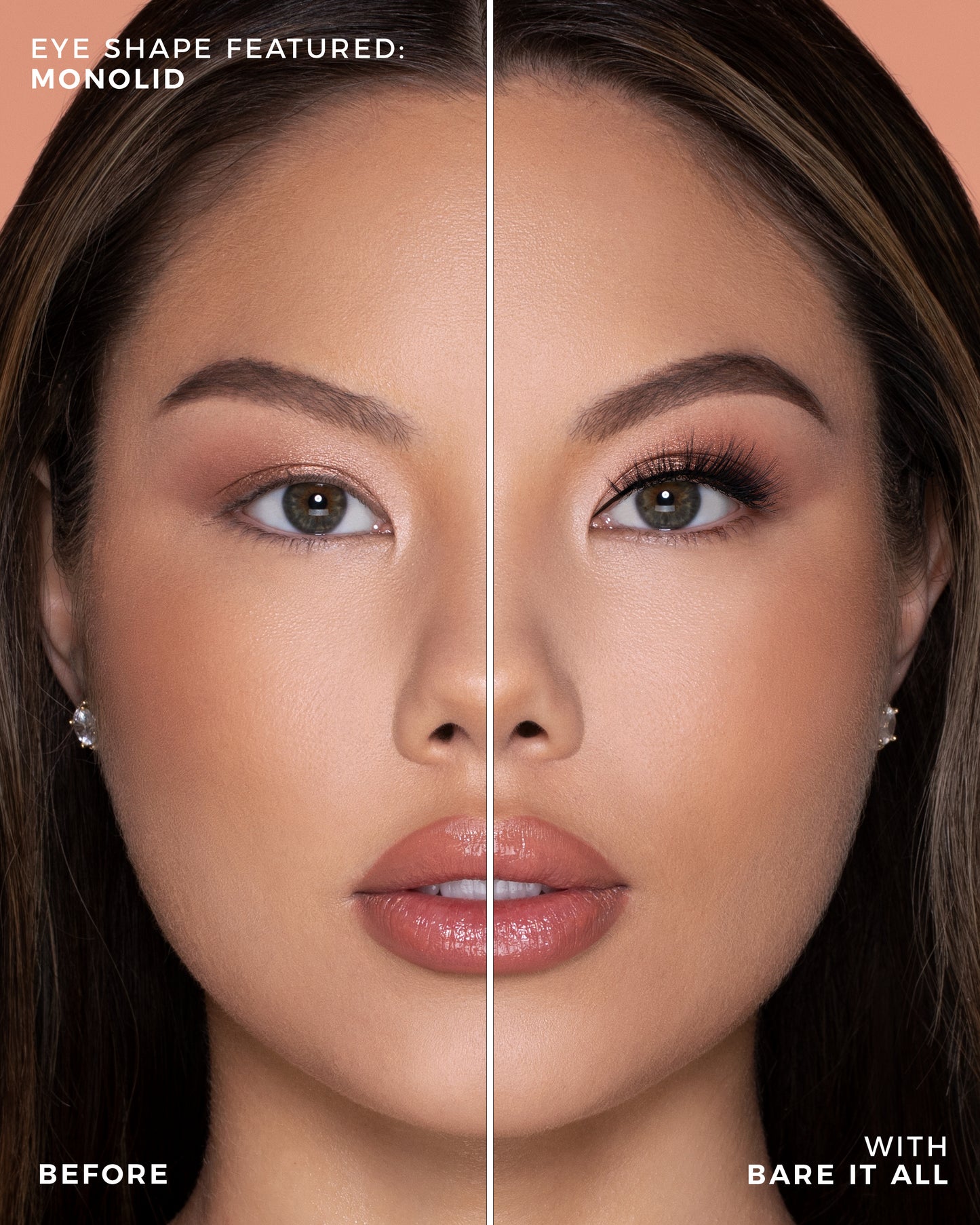 Lilly Lashes | Everyday | Bare It All | Monolid Eye Crop